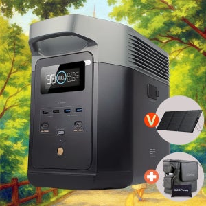 에코플로우 델타2 EFD330 리튬인산철 파워뱅크 AC220V 차박 버스킹 비상전원 AB