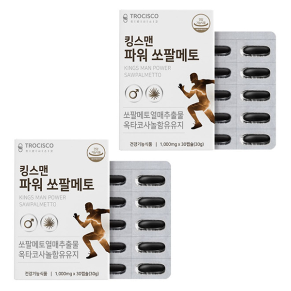 공식 파워 쏘팔매토 2개월분 전립선식품 옥타코사놀 전립선건강 쏘팔메토코사놀 건강선물