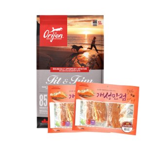 오리젠 피트앤트림11.4kg+대용량간식900g