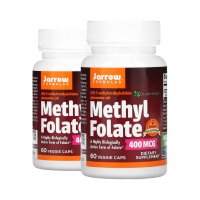 자로우 포뮬러스 메틸 엽산 Folate 4세대 활성 400mcg 60베지캡슐 하루1알 x2통