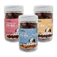 넥서스 펫 국내산 애견 통간식 꼬리연구소 오리큐브 170g