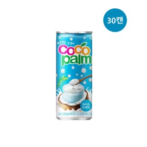해태htb 코코팜 화이트 요구르트 240ml 30캔 과즙 음료수 캔음료