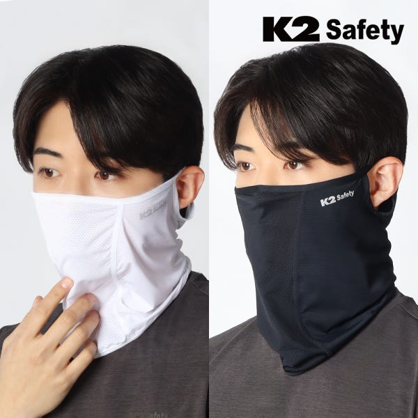 K2 세이프티 자외선차단 스포츠 마스크 쿨 여름 안면 얼굴 햇빛가리개 골프마스크 자전거