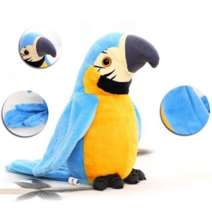 메이커라이프 재미있는 똑같이 말하는 따라 쟁이 앵무새 목소리 녹음 인형 완구