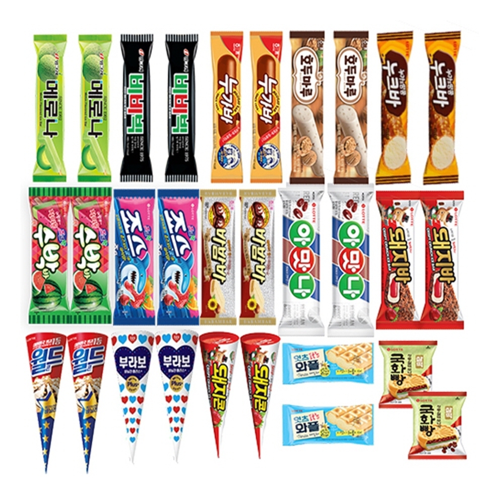 옛날아이스크림 A 여름간식 메로나 하드 빙과