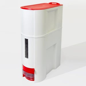 (무료배송)타파웨어 쌀통 스마트라이스키퍼22kg 쌀보관통 쌀소분 잡곡통 쌀보관법