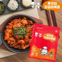 우주 쭈꾸미 닭갈비 볶음 500g 양념 쭈꾸미 캠핑 간편조리 밀키트 주꾸미