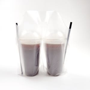 커피캐리어 32온스 32oz 2구 1000장 포장 컵 비닐캐리어 테이크아웃
