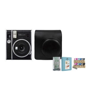 후지 인스탁스 즉석카메라세트 미니40 (본품/가방/필름/앨범/집게/블랙)