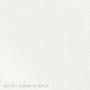 소폭합지벽지 스토리 25118-1 모던베이직 화이트 셀프 도배지 (1박스 20롤)