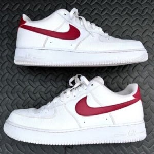 나이키 에어포스 1 로우 화이트 팀 레드 Nike Air Force 1 Low (CZ0326-100)