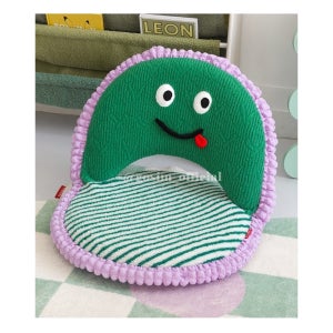 고심 귀여운 등받이 좌식 접이식 의자 1인용 쇼파 자취방 아이방 그린