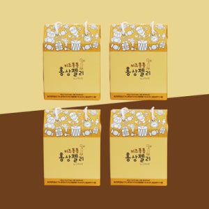 [총120포] 소백지향 키즈통통 6년근 홍삼 젤리 비타민 (4박스)