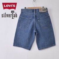 리바이스 실버탭 일본 루즈핏 반바지 MEDIUM INDIGO STONEWASH