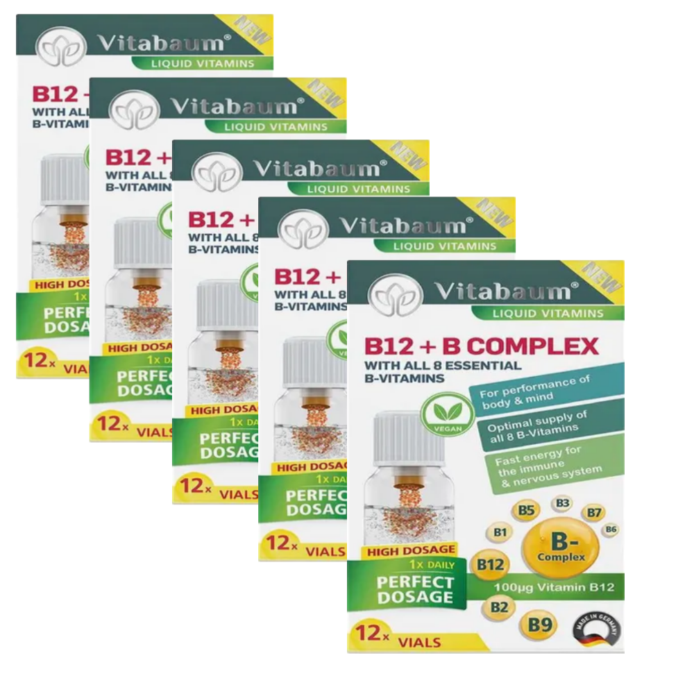 비타바움 B12 멀티비타민 액상형 5팩 60병 2개월분