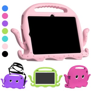 갤럭시탭S5e 10.5 T720 T725 문어 캐릭터 스트랩 에바폼 태블릿 케이스