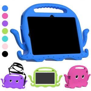 레노버 탭 M10 플러스 3세대 10.6 125FU 128FU 128XU 문어 캐릭터 스트랩 에바폼 태블릿 케이스