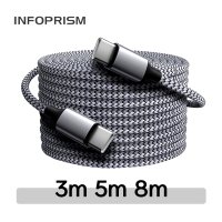 INFOPRISM / USB Type C to C타입 고속 충전 롱케이블 긴케이블 3m 5m 8m