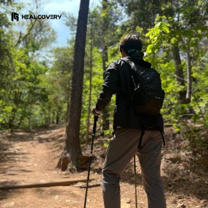 힐커버리 초경량 등산스틱 접이식 카본 하이브리드 등산용스틱 지팡이 트레킹폴