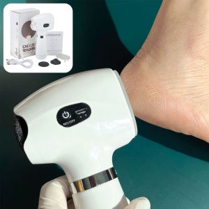 쓸모있는남자 전동 발각질제거기 유리 풋 파일 발바닥 굳은살 뒷꿈치 각질 제거