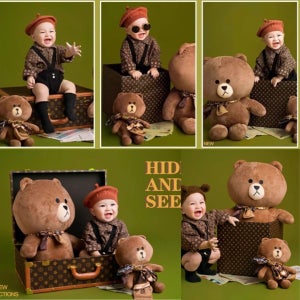 아기셀프촬영 50일 100일 200일 300일 아기백일사진 배경 소품 대여