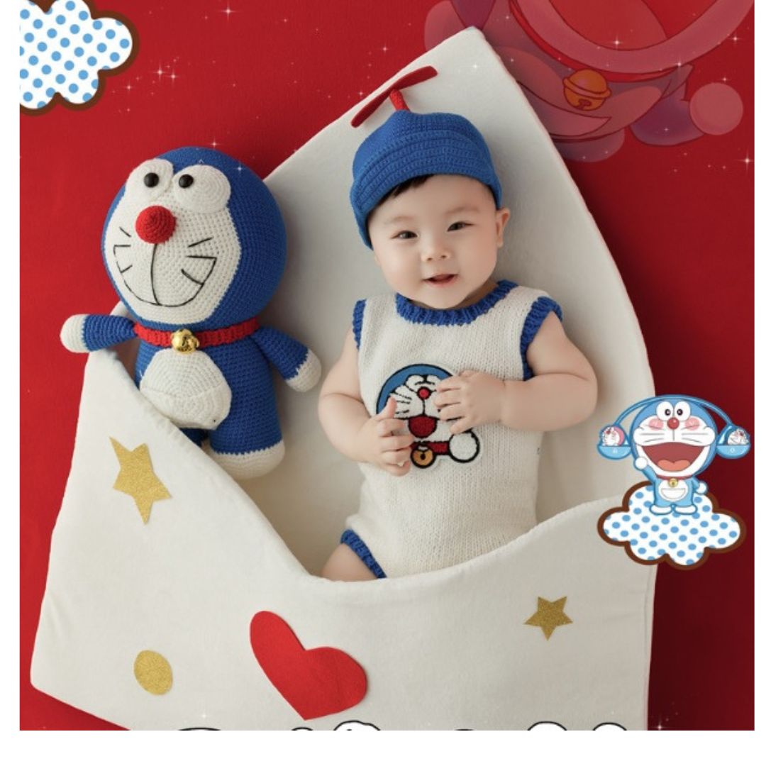 (대여)아기셀프촬영소품 도라에몽 50일100일 200일 300일 본아트 레고톰과제리