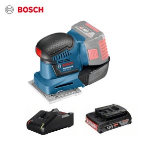 보쉬 충전 샌딩기 GSS 18V-10 세트
