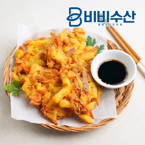 통통 야채튀김1.5kg 분식집 튀김 에어프라이어가능