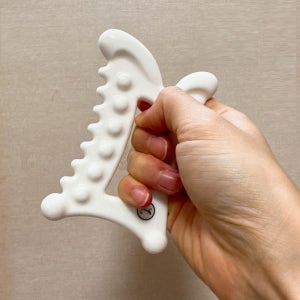 브랜드엘 세라믹 괄사 마사지 도구 림프 순환 얼굴 마사지기 1+1