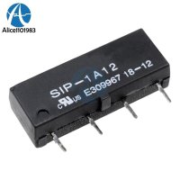 5PC DC 12V 릴레이 SIP-1A12 드라이 리드 스위치 모듈 4PIN