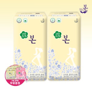1+1 [유기농본] 100%유기농순면 울트라슬림날개 중형30p