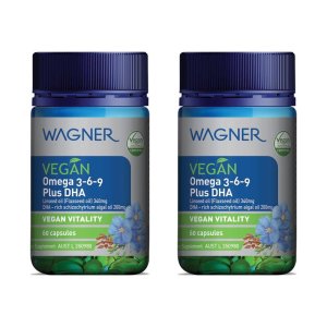 Wagner Omega 3-6-9 Plus DHA 와그너 비건 오메가 3-6-9 플러스 DHA 60캡슐 2팩