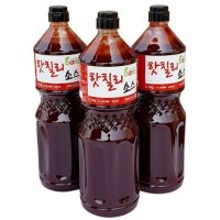 바로 핫칠리소스2.1kg-3개 타코야끼 월남쌈 햄버거 토스트 샌드위치 칠리 튀김 소스