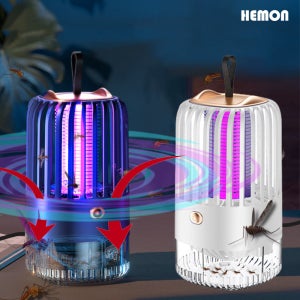 헤몬 모기지옥 가정용 모기퇴치기 포충기 해충 날파리 퇴치기 유선감전식+흡입식