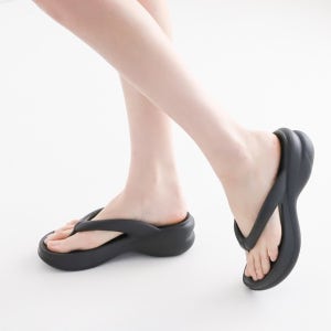 발편한 조리슬리퍼 엄마신발 키높이 슬리퍼 푹신한 쿠션 여름 중년여성 5cm