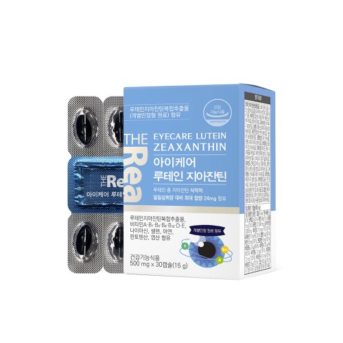 <b>더리얼</b> - 아이케어 루테인 지아잔틴 500mg x 30캡슐