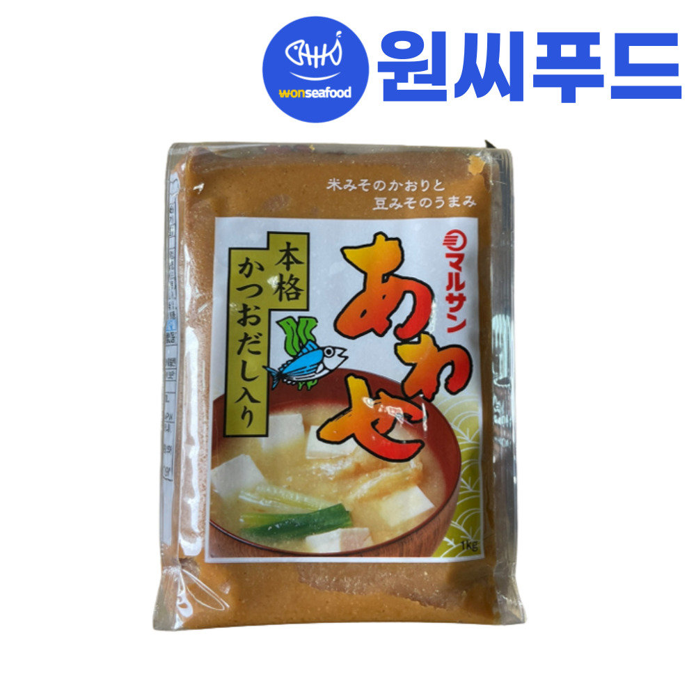 마쓰야 아와세 미소 된장 1kg 일본 적된장