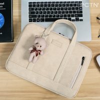 엘지그램 삼성 애플 노트북 가방 PCTN 쁘띠 베어 파우치