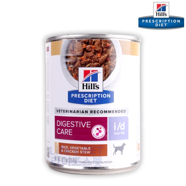 힐스 독 i/d id 로우팻 캔 Low fat 강아지 처방 습식 사료