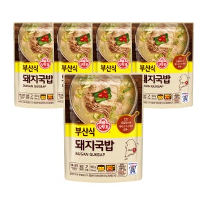 오뚜기 부산식 돼지국밥 500g, 5개