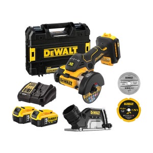 디월트 그라인더 DCS438P2 충전 컷오프 그라인더 76mm 세트 5.0Ah 20V