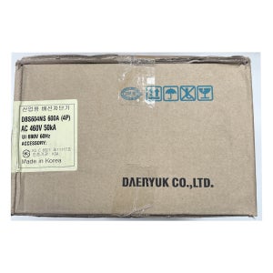 국산 배선용차단기 MCCB DBS 604NS 600A 대륙 DACO