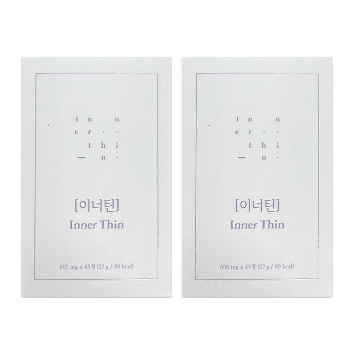 <b>브이인유</b> 이너틴 <b>브로멜라인</b> 파파인 600<b>mg</b> x 45정 1+1 in
