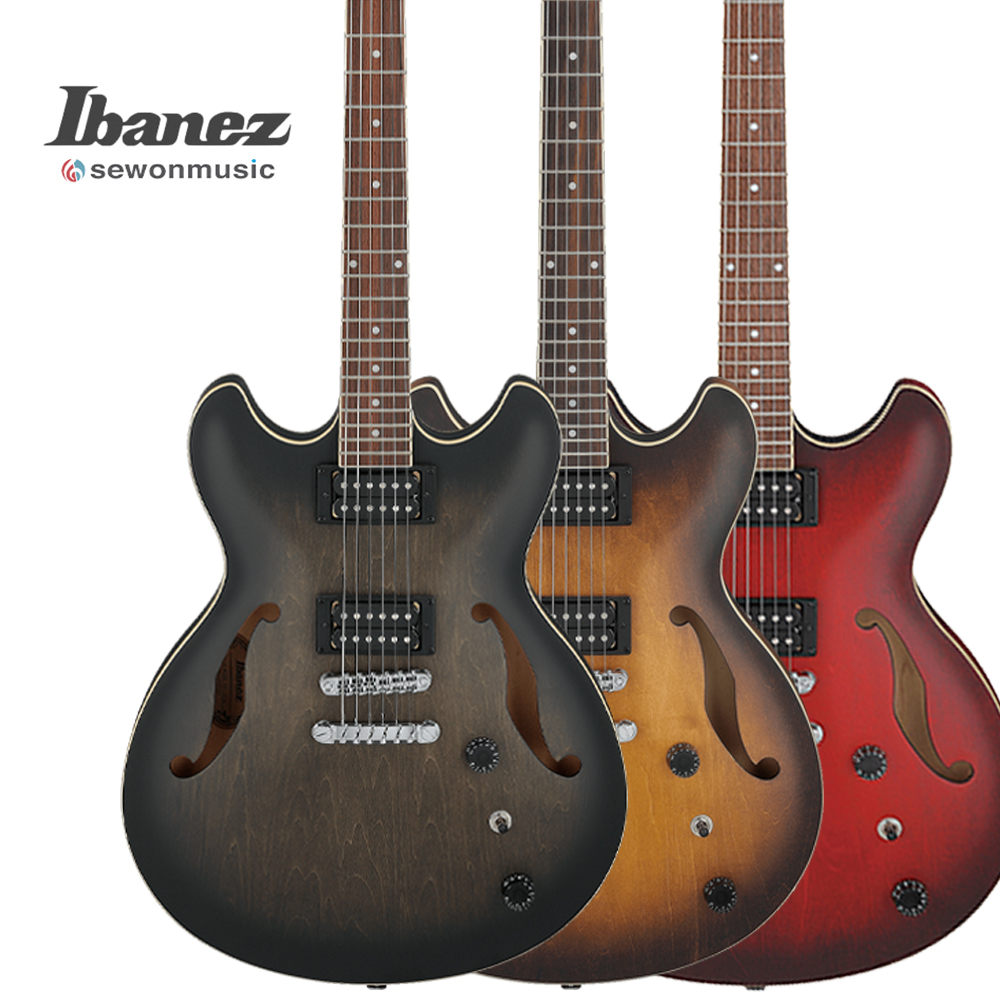 Ibanez 아이바네즈 일렉기타 AS53 3가지색상 할로우바디