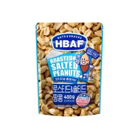 HBAF 바프 로스티드 앤 솔티드 땅콩 400g, 1개