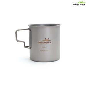 AMG 티타늄 컵 싱글 머그컵 340ml 캠핑 백패킹 등산 AMG TITANIUM