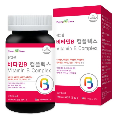 넥서스 <b>팜그린 비타민</b>B 컴플레스 700mg 90캡슐
