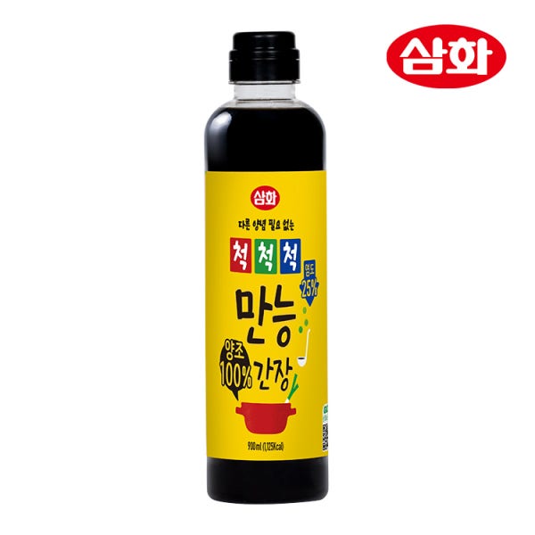 삼화 척척척 양조 만능 간장 900ml 저염 간장