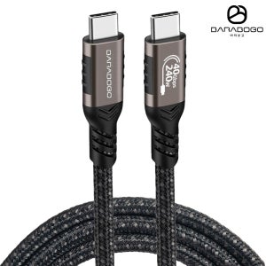 C타입 USB4 PD 240W 40Gbps 8K 썬더볼트4 케이블 50cm