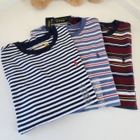 폴로 보이즈 줄무늬 반팔티 Boys Stripe Short Sleeved Tee